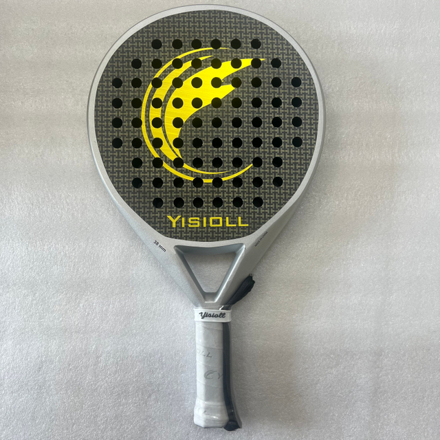 PADEL new design 3D pattern 18K Alum silver GS-PD-003